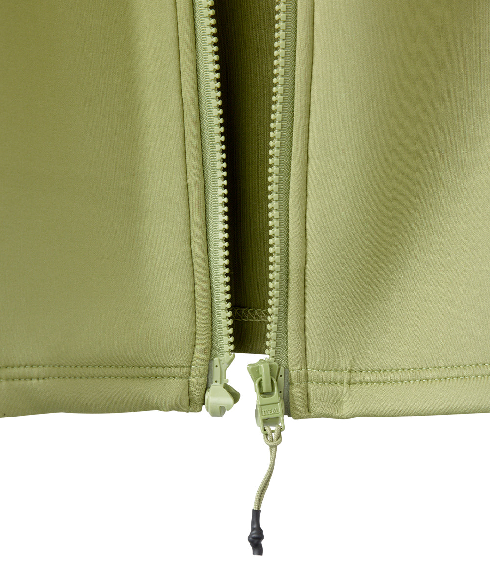 Detail of magnetic zipper