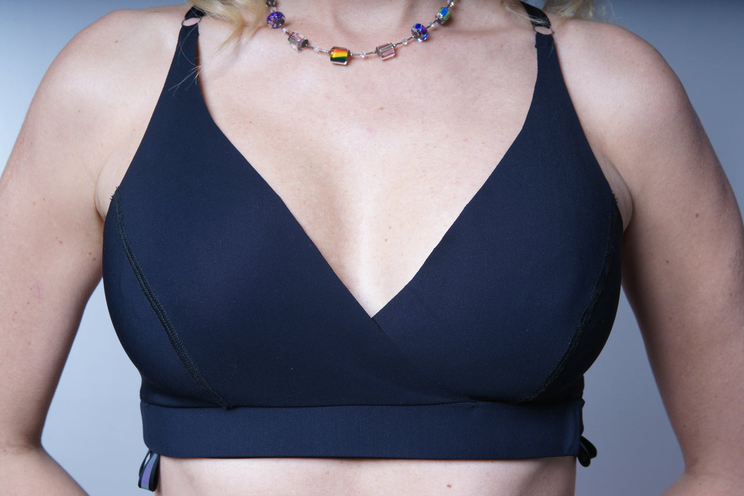 Wrap Bra with Magnetic and Velcro Closures
