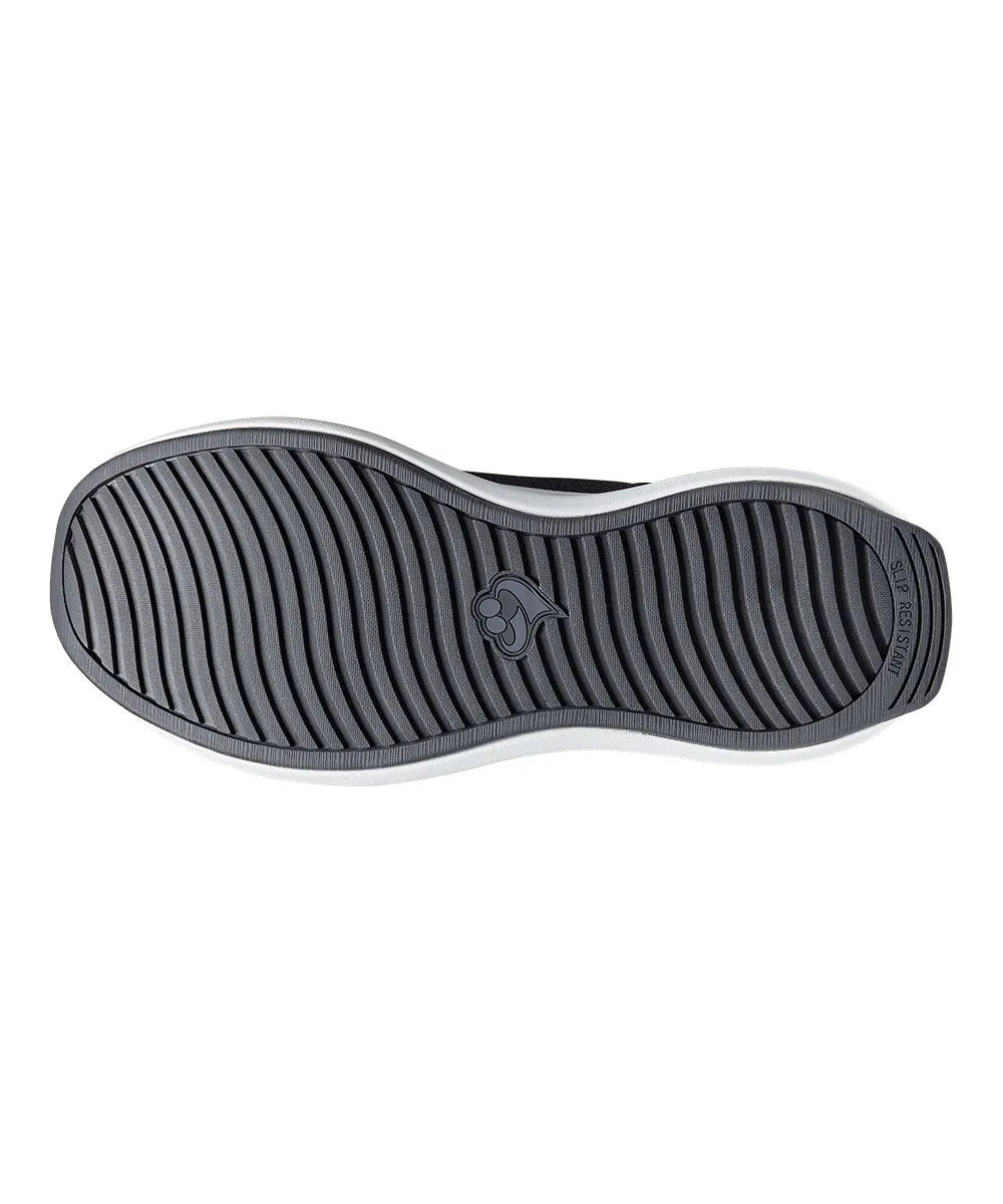 Men's Wild Slip On Sneakers Bottom View (Black)