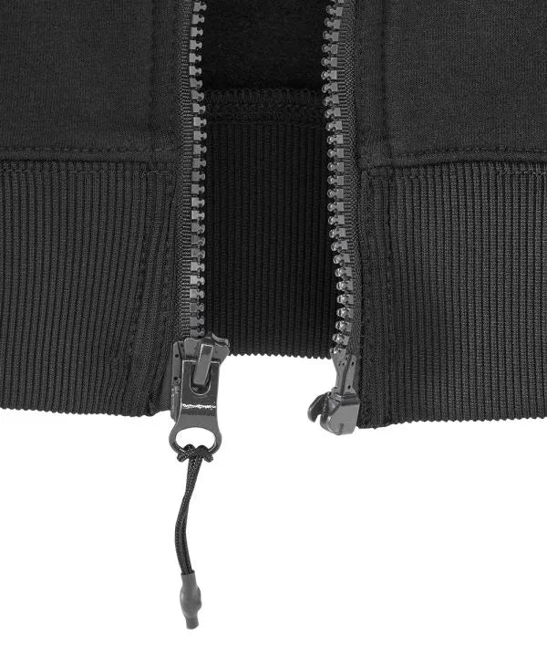 Close up of magnetic zipper