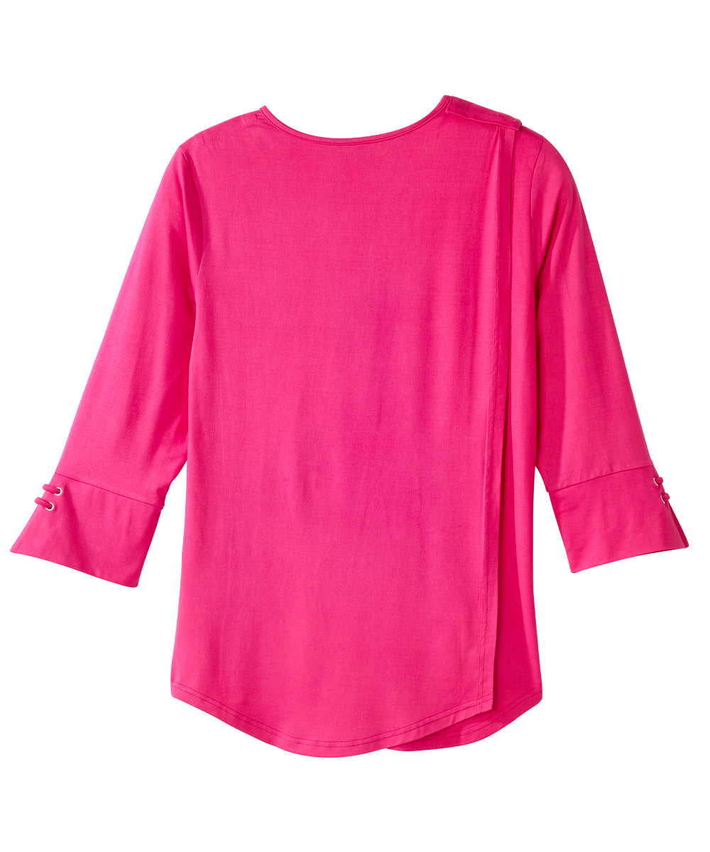 June Adaptive - Women's Notched Top with Back Overlap