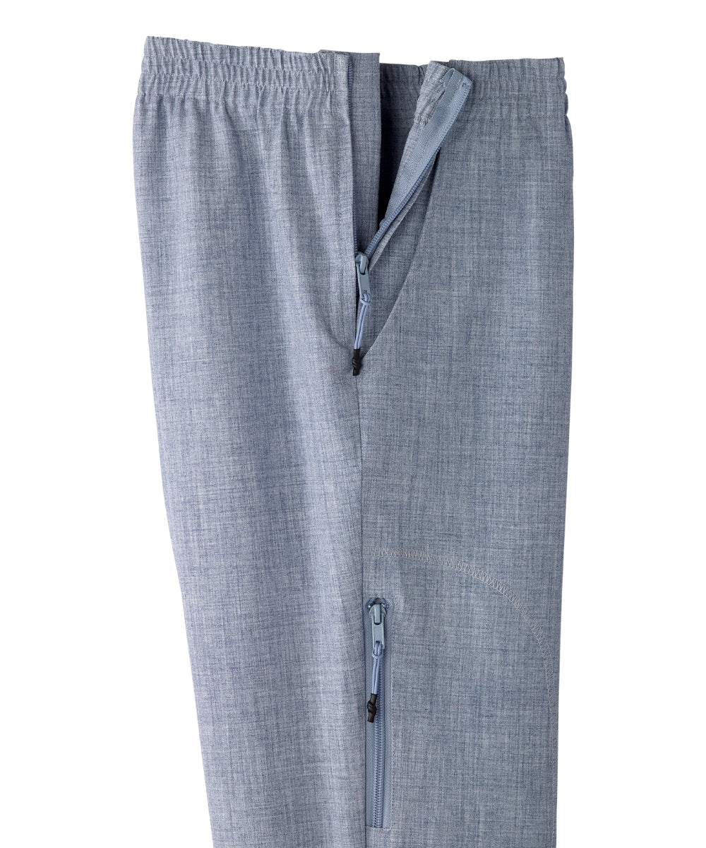 Women's Side Zipper Linen Pants