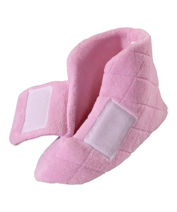 Baby Pink Women's Extra Wide Bootie Slipper