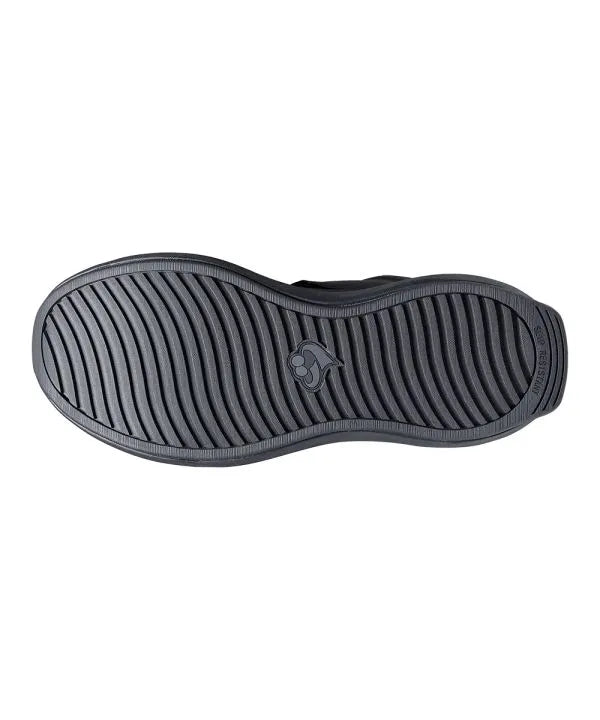 Sole of the black Men's Extra Wide Walking Shoes