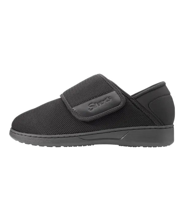 Inside of the black Women's Extra Wide Comfort Shoes