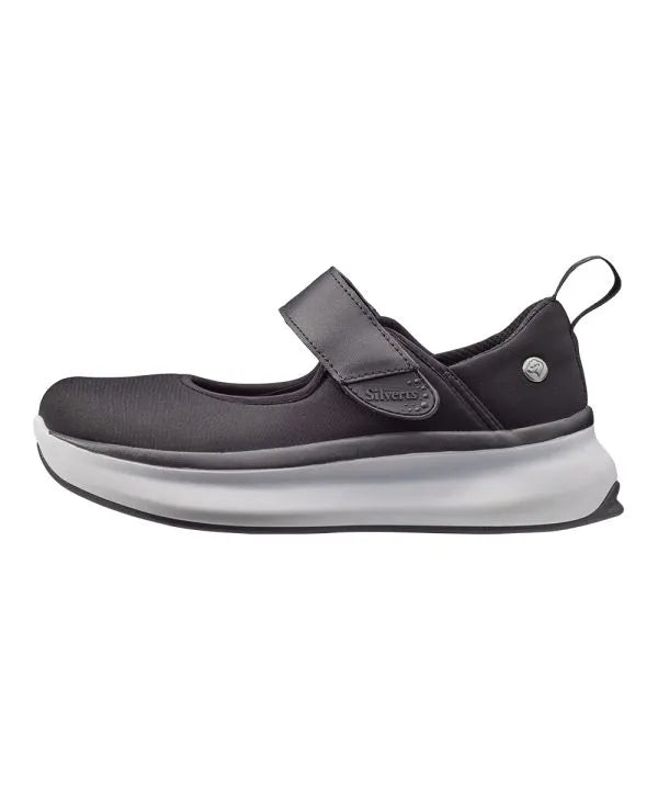 Inside of the black Women's Extra Wide Mary Jane Shoes