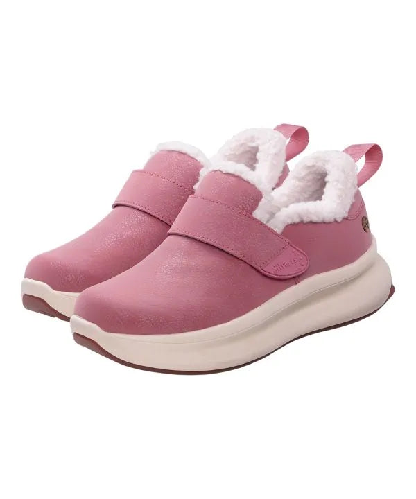Front of the dusty rose Women's Sherpa Lining Shoes