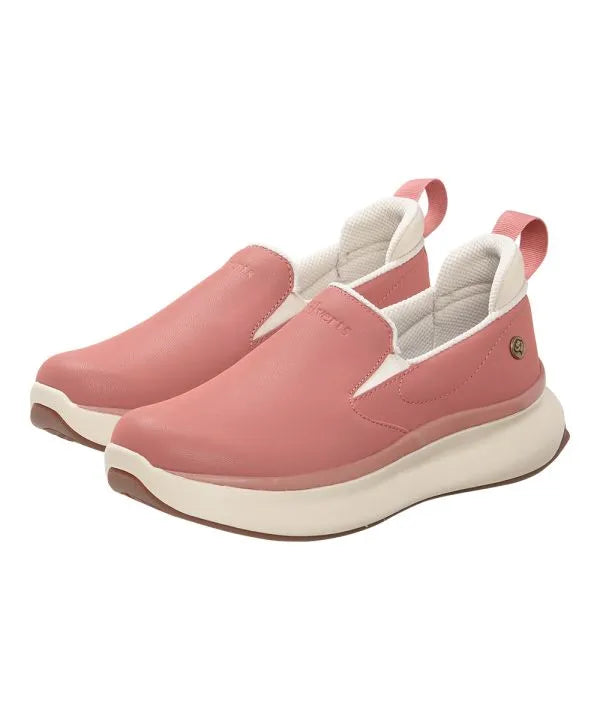 Front of the dusty rose Women's Wide Walking Shoes