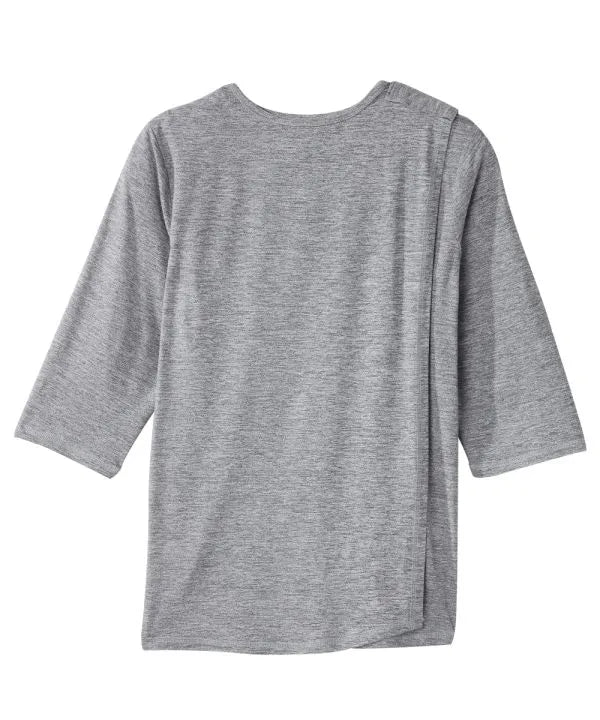 Back of the Women's Active Top with Back Overlap