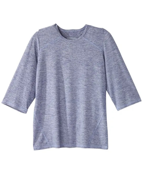 Front of the Women's Active Top with Back Overlap