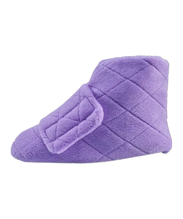 Inside of the Mauve Women's Extra Wide Bootie Slipper