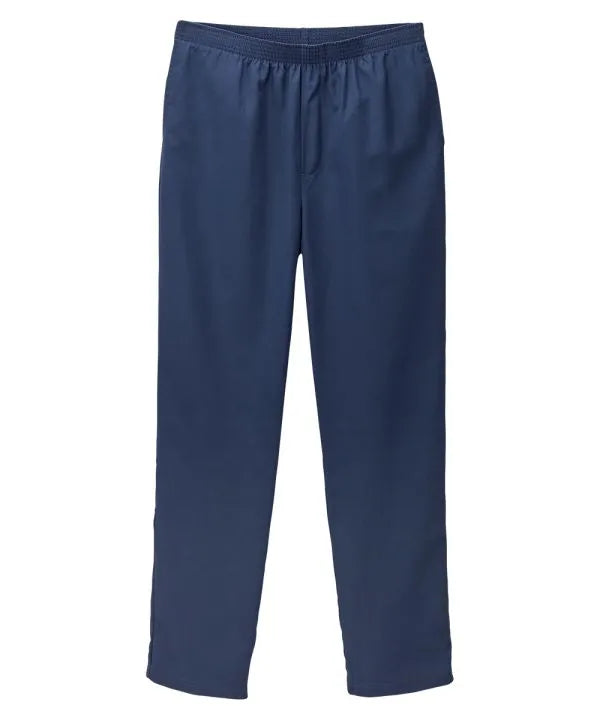 Front of the navy Men's Easy Dressing Pants with Elastic Waist
