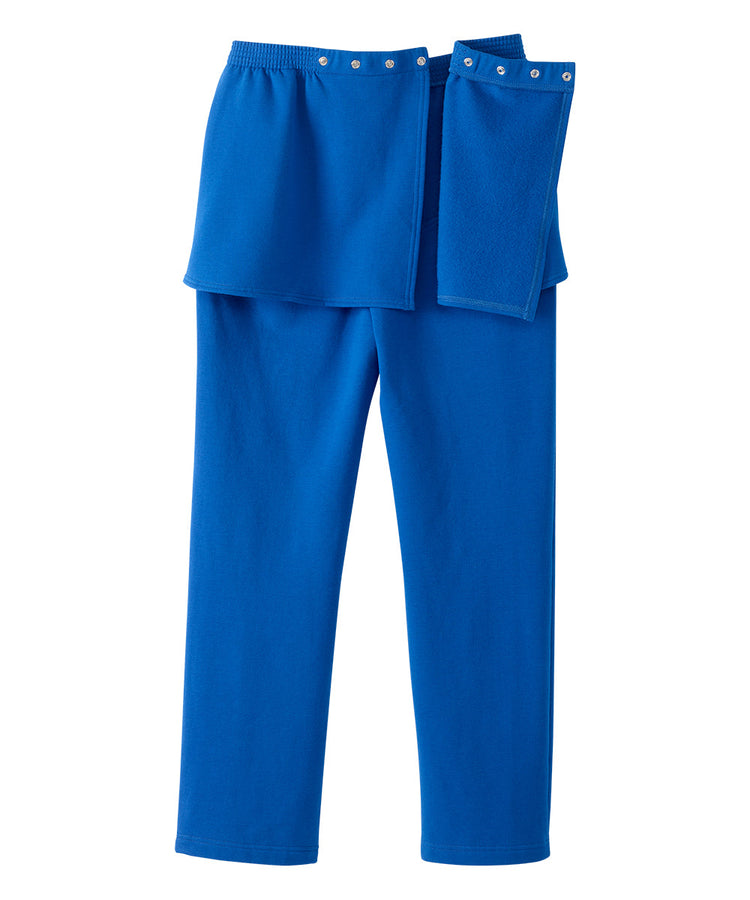 Women's Fleece Pants With Back Overlap