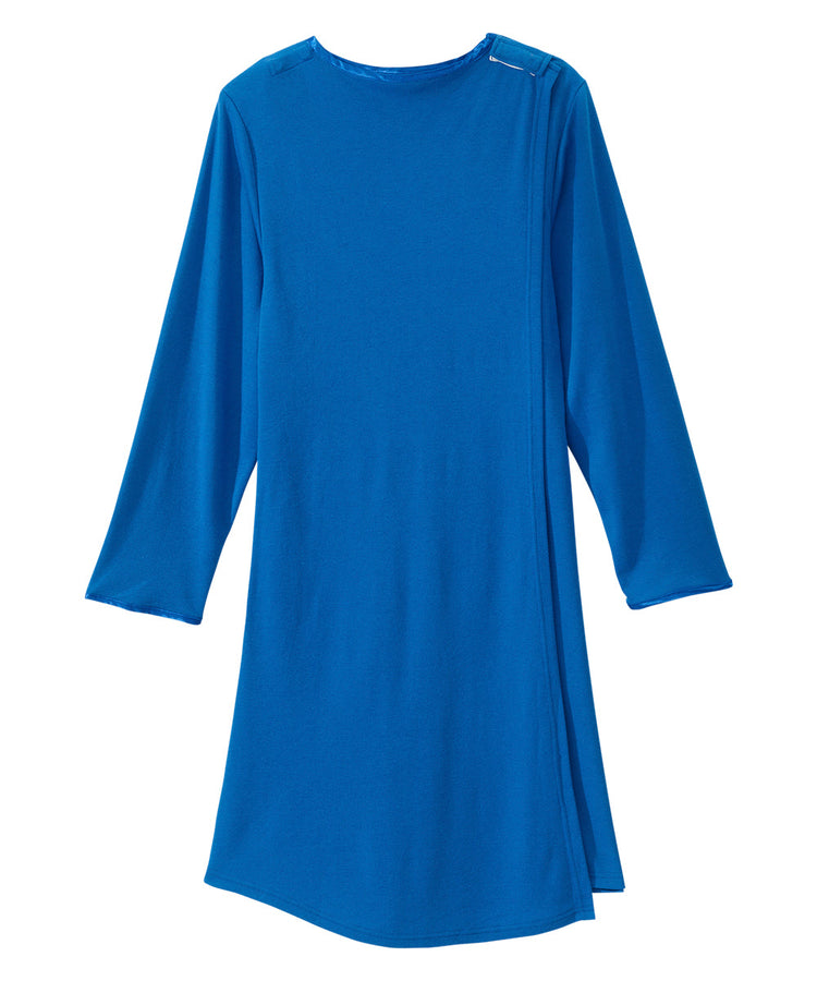 Back of the royal Women's Long Sleeve Open Back Nightgown