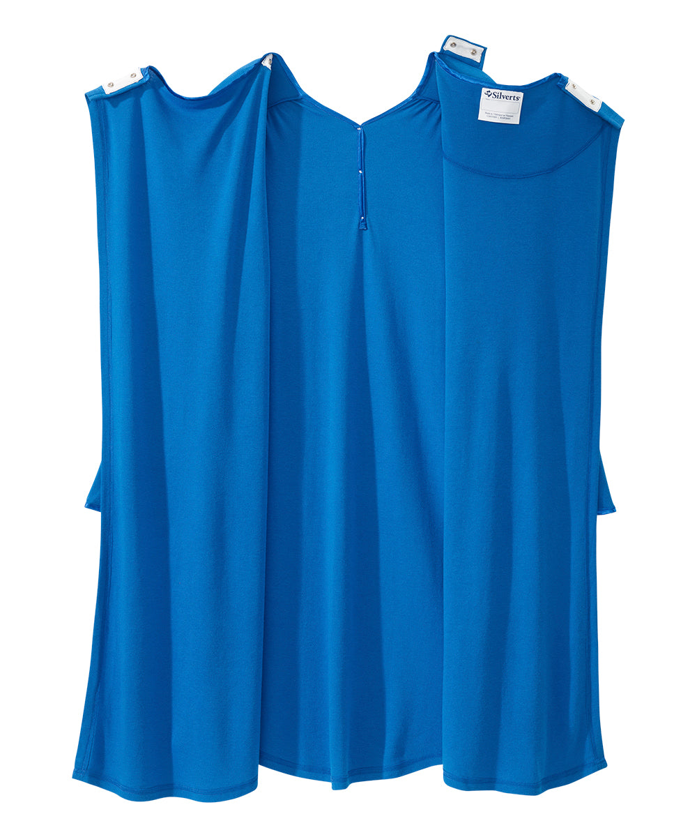 Royal Women's Long Sleeve Open Back Nightgown
