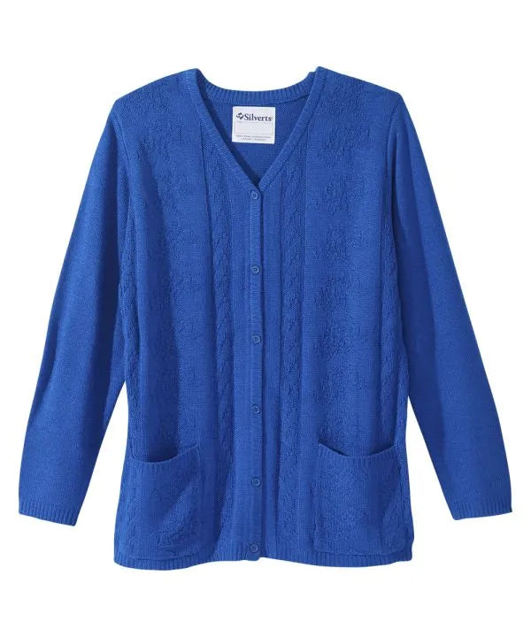 june adaptive womens cardigan with open back