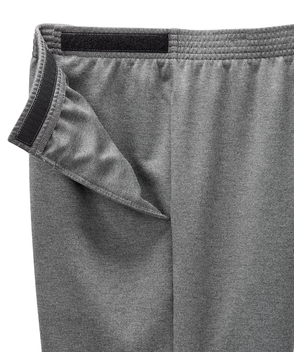Adjustable Straps on Heather Gray pant sides