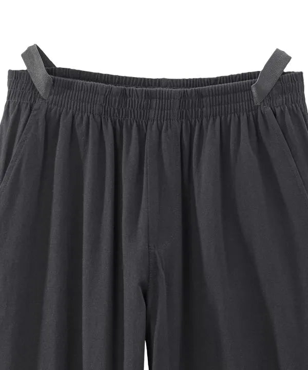 june adaptive's mens stretch pull on pants for max comfort in black