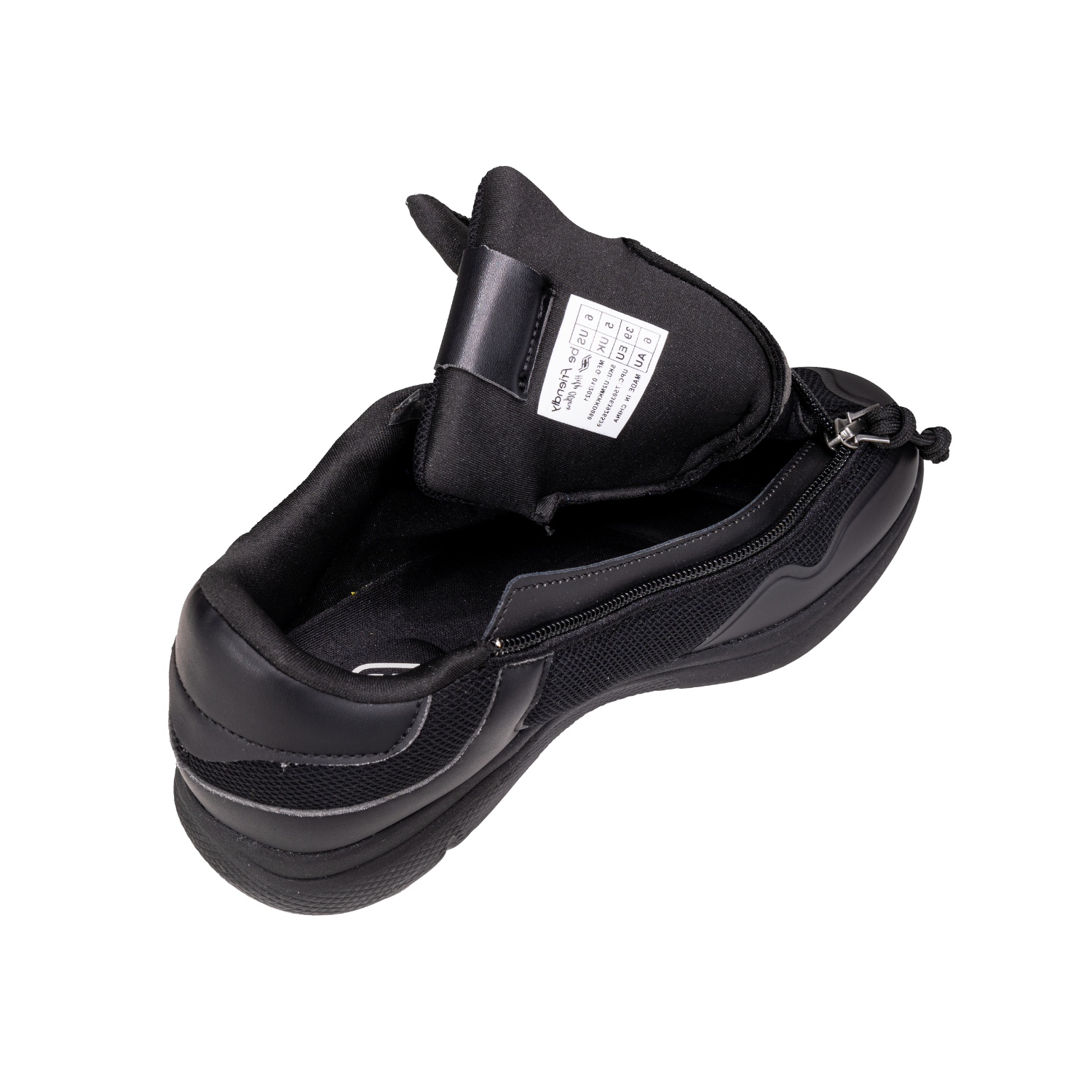 Supportive black best sale shoes