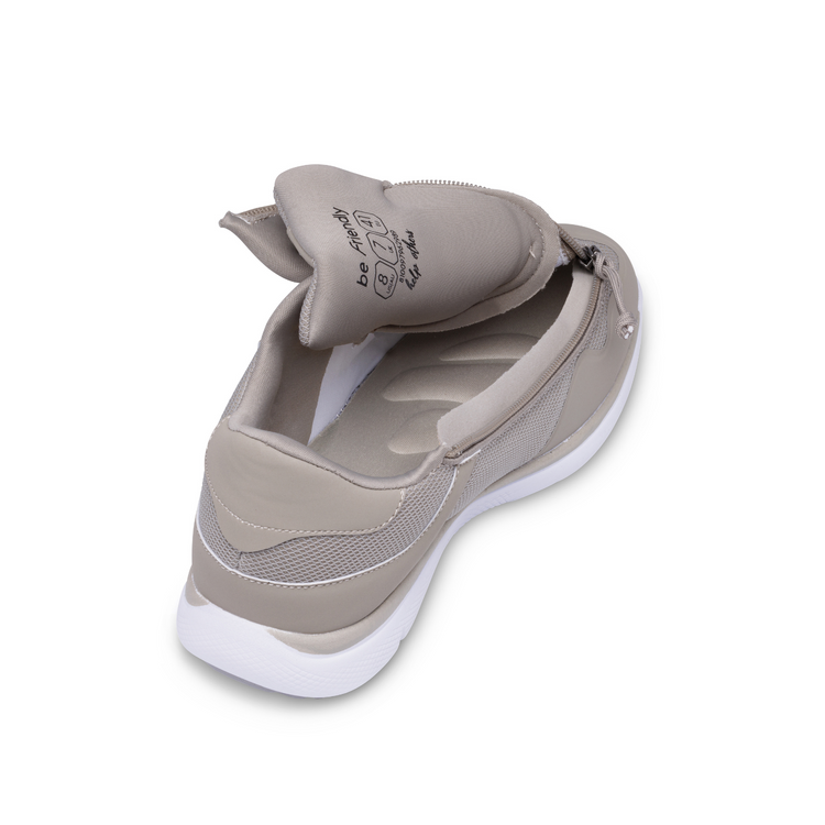 june adaptive women's supportive memory foam shoes with front zipper access shiitake